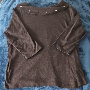 Woman's Rafaella Brown Sweater